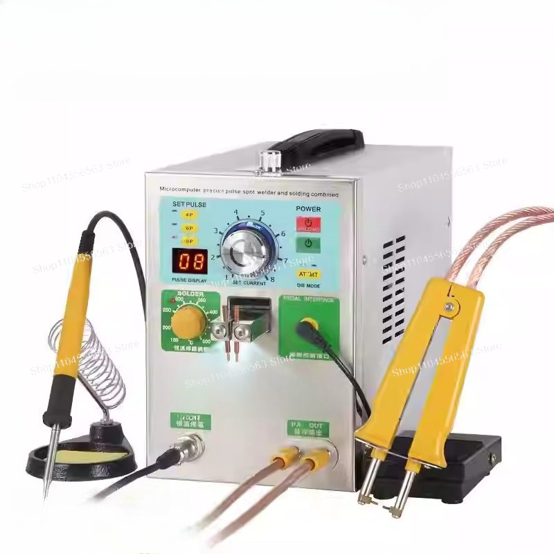 Spot Welder 18650 Battery Pack - Mesin Las Titik Otomatis Induksi Pulsa