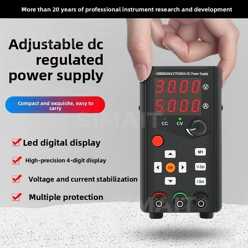 Programmable Dc Power Supply 30V 10A - Catu Daya DC Mini yang Dapat