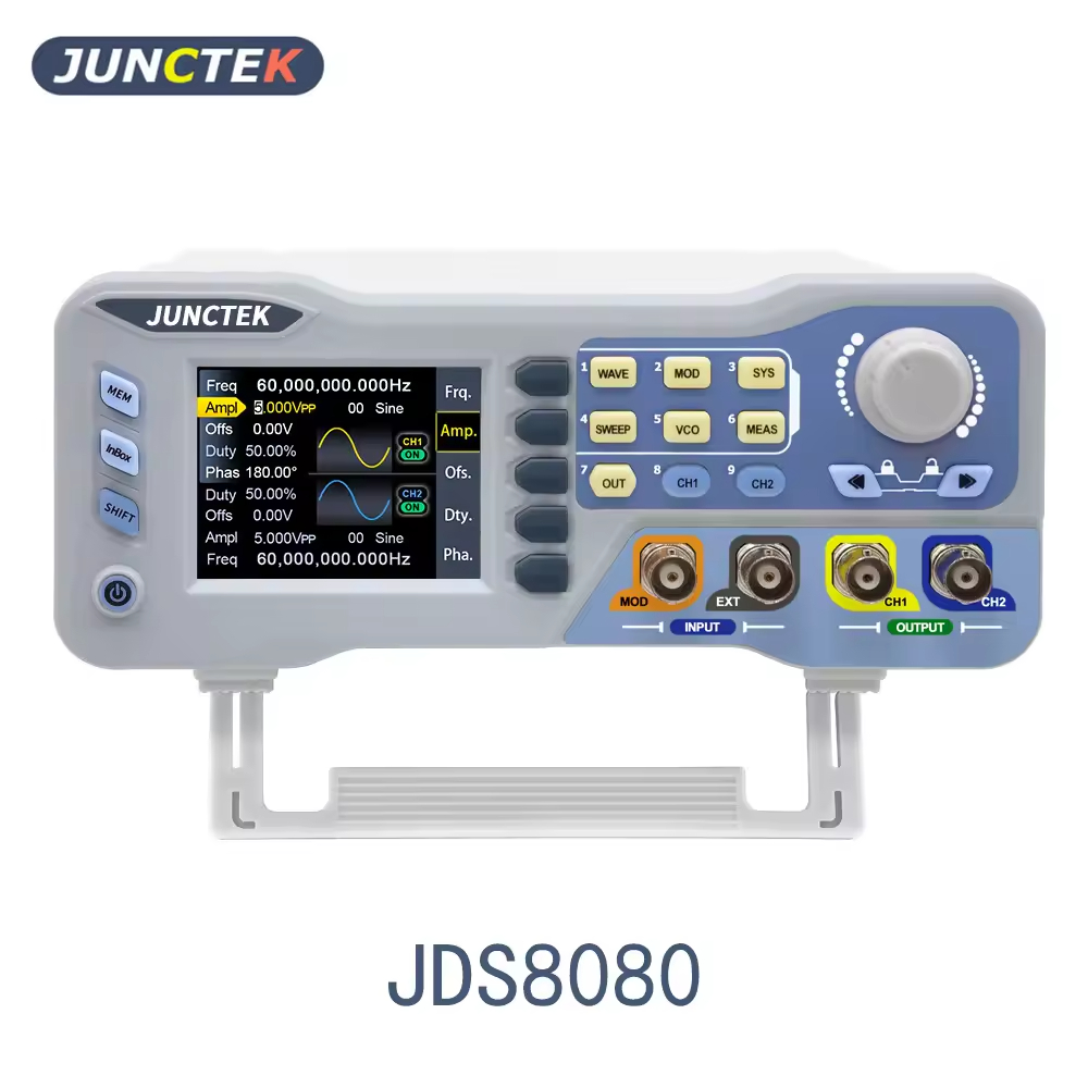 Function Arbitrary Waveform Generator - JDS8080 JUNCTEK, Generator Sinyal Dua Saluran